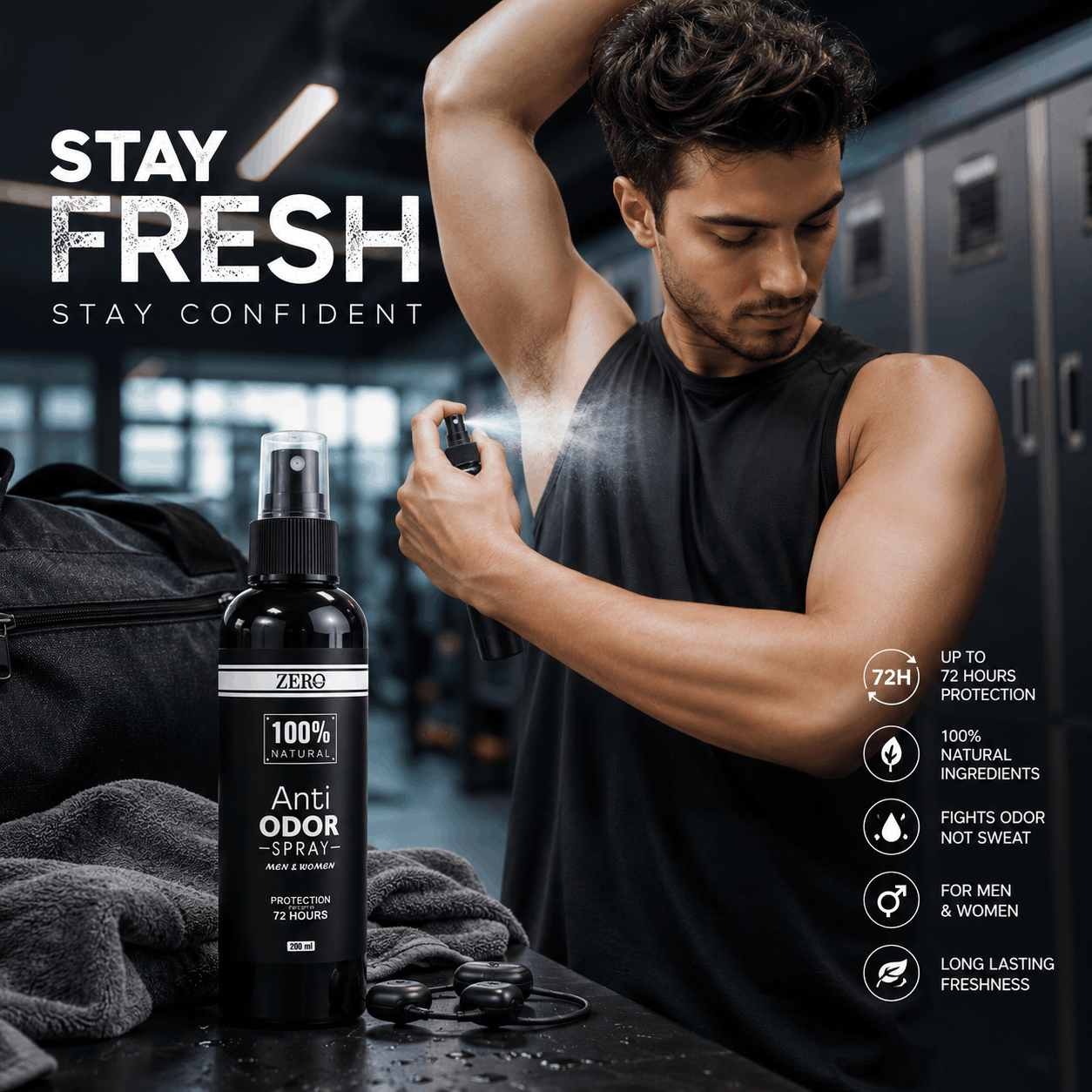 100% Natural Anti-Odor Spray