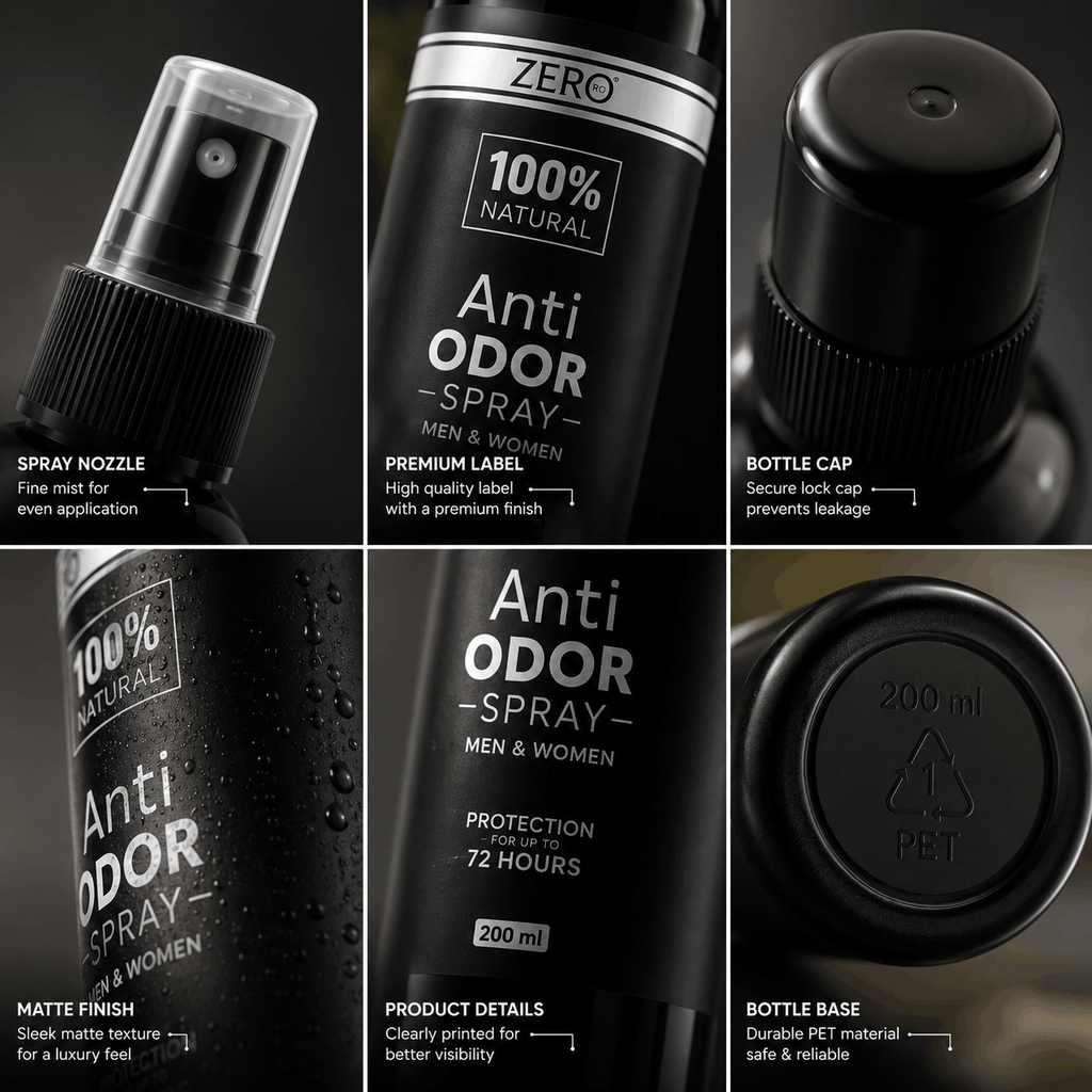 100% Natural Anti-Odor Spray